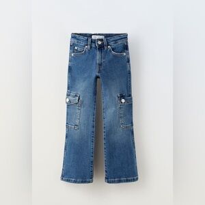 NWT ZARA GIRLS JEANS, SIZE 7.